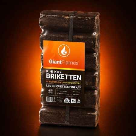 Pini Kay Briketts 480 kg – halbe Palette, 48 Säcke à 10 kg