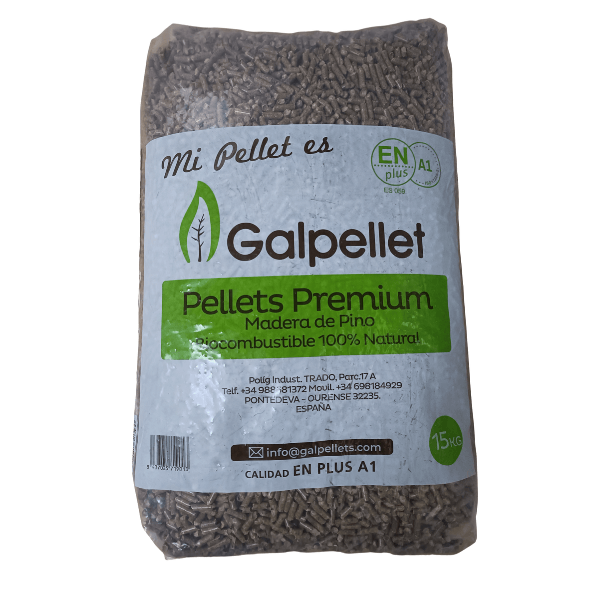 Holzpellets 100% Kiefer – Palette 77 Säcke