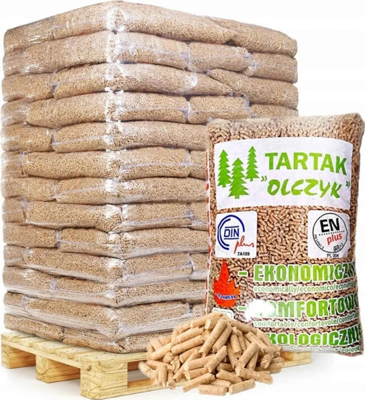 Holzpellets ENplus A1 & DINplus Palette 975 kg – 65 Säcke à 15 kg