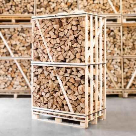 Buche Brennholz kammergetrocknet 33 cm – ganze Palette 900 kg