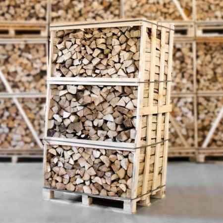 Hainbuche Brennholz kammergetrocknet 25 cm – ganze Palette 900 kg