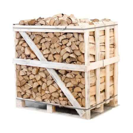 Birke Brennholz kammergetrocknet 23-25 cm – halbe Palette 375 kg