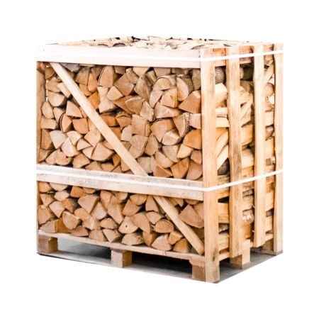 Esche Brennholz kammergetrocknet 25 cm – halbe Palette 385 kg