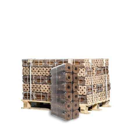 Pini Kay Briketts 23,5 cm – halbe Palette 480 kg, 48 Säcke à 10 kg (Import)