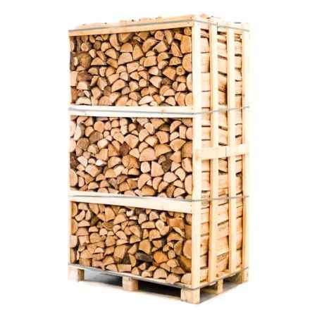Eiche Brennholz kammergetrocknet 25 cm – ganze Palette 850 kg