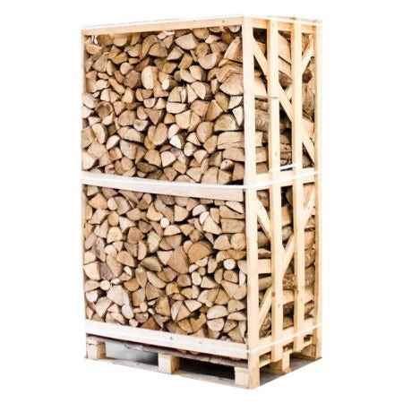 Esche Brennholz kammergetrocknet 25 cm – ganze Palette 900 kg