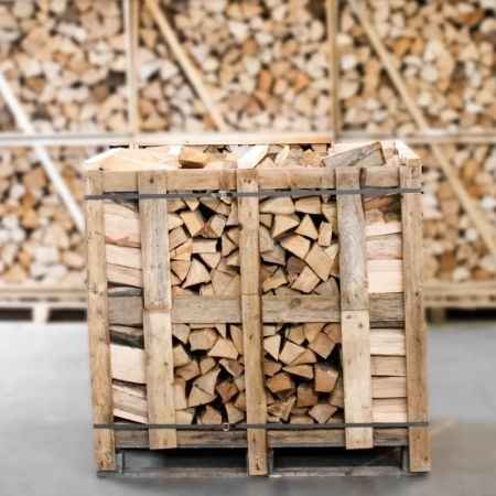 Buche Brennholz kammergetrocknet 25 cm – halbe Palette 450 kg