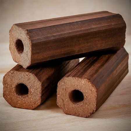 Pini Kay Briketts 23,5 cm – halbe Palette 480 kg, 48 Säcke à 10 kg (Import)