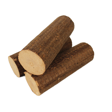 Runde Buche Briketts halbe Palette 480 kg – 48 Packungen à 10 kg