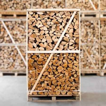 Birke/Esche Mischholz kammergetrocknet, 25 cm – ganze Palette