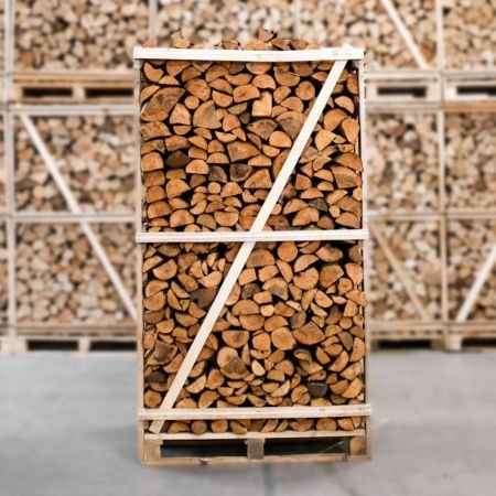 Erle Brennholz kammergetrocknet 25 cm – ganze Palette 800 kg